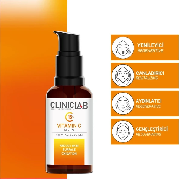 Cliniclab Vitamin C %15 Serum 30 ml