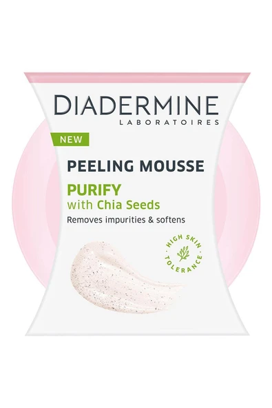 Diadermine Köpük Peelingi Chia Aromalı Arındırıcı Mousse 75 ml
