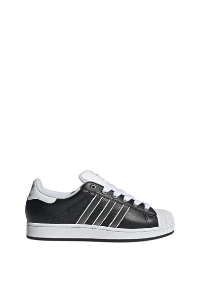 adidas Erkek  Siyah  Sneaker SUPERSTAR II JQ3209 - Resim 2