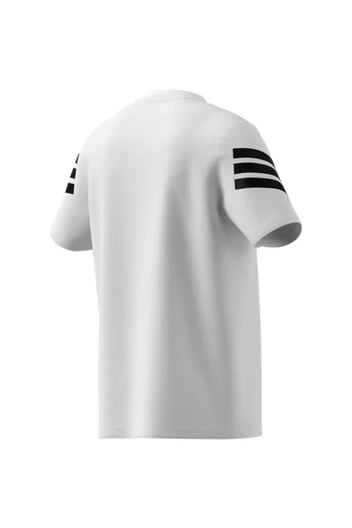 adidas Erkek  Beyaz  T-shirt M FI 3S REG T JD4880 - Resim 10