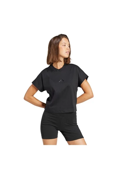 adidas Kadın Siyah T-shirt W ALL SZN TEE JJ1235 - 3