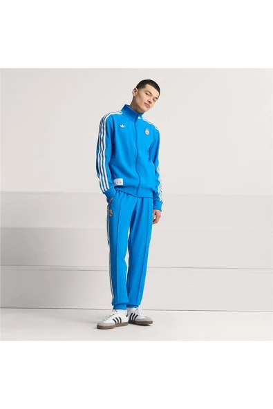 adidas Erkek  Mavi  Ceket REAL ICON TT JN3058 - Resim 7