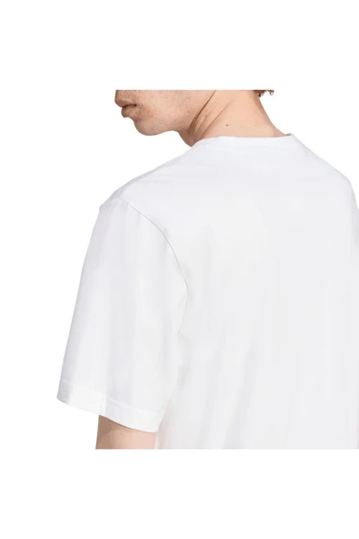 adidas Erkek  Beyaz  T-shirt GRAPHIC REG SS JV7752 - 6