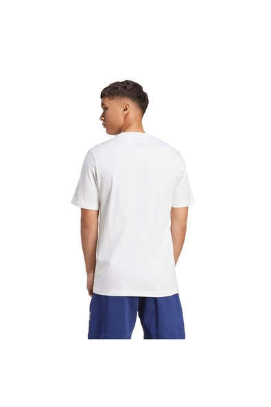 adidas Erkek  Beyaz  T-shirt M COLLEGIATE T JM6416 - Resim 3