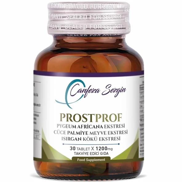 Canfeza Sezgin Prostprof Pygeum Africana Ekstresi Cüce Palmiye Meyve Ekstresi Isırgan Kökü Ekstresi 30 Tablet - 2