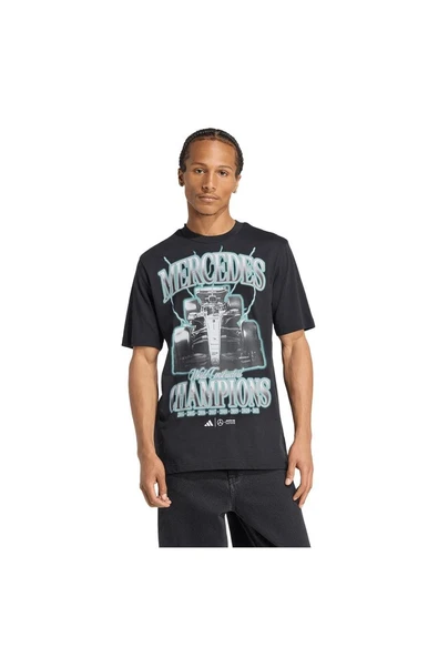 adidas Erkek  Siyah  T-shirt MER GFXT G2B M KH1080 - 2