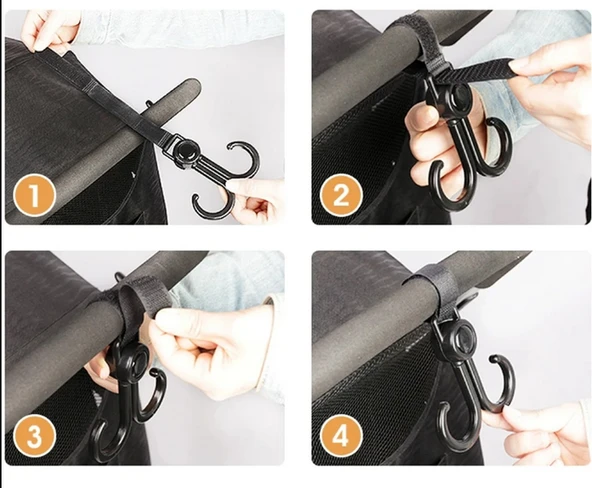 Ayarlanabilir Yük Sabitleme Halatı, Koltuk Arkası, Bagaj Halatı, Gergi Kemeri, Elektrikli araç kancası, Bisiklet ve Motosiklete Uygundur, 1 Adet, - 6