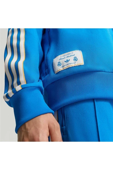 adidas Erkek  Mavi  Ceket REAL ICON TT JN3058 - Resim 12