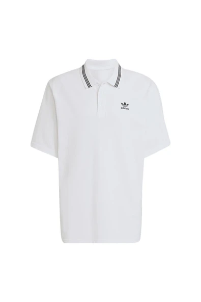 adidas Erkek  Beyaz  Polo T-shirt LOOSE POLO JW5898 ürün görseli 1