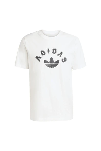 adidas Erkek  Beyaz  T-shirt GRAPHIC REG SS JV7752 - 1