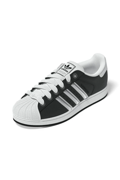 adidas Erkek  Siyah  Sneaker SUPERSTAR II JQ3209 - Resim 10