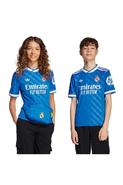 adidas Unisex Çocuk  Forma REAL 3 JSY Y (Real Madrid) JP3930 - Resim 5