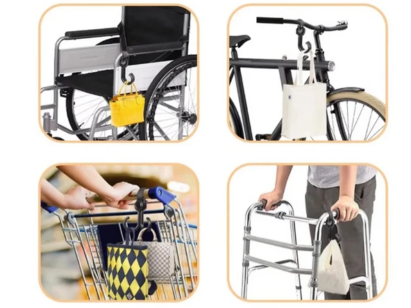 Ayarlanabilir Yük Sabitleme Halatı, Koltuk Arkası, Bagaj Halatı, Gergi Kemeri, Elektrikli araç kancası, Bisiklet ve Motosiklete Uygundur, 1 Adet, - 7