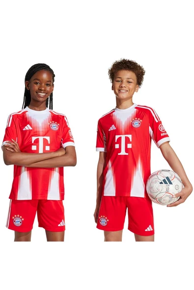 adidas Unisex Çocuk Forma FCB H JSY Y (Bayern Munich) JN8525 - 9