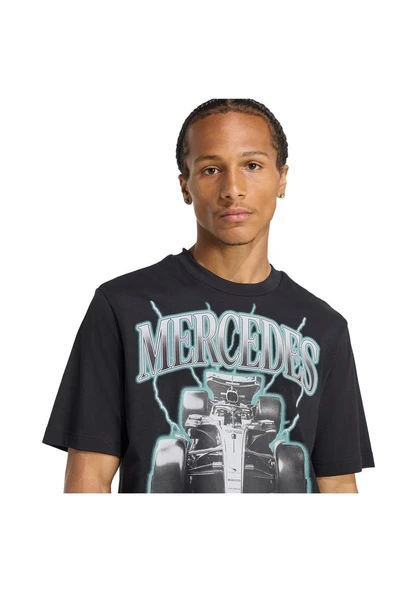 adidas Erkek  Siyah  T-shirt MER GFXT G2B M KH1080 - 5