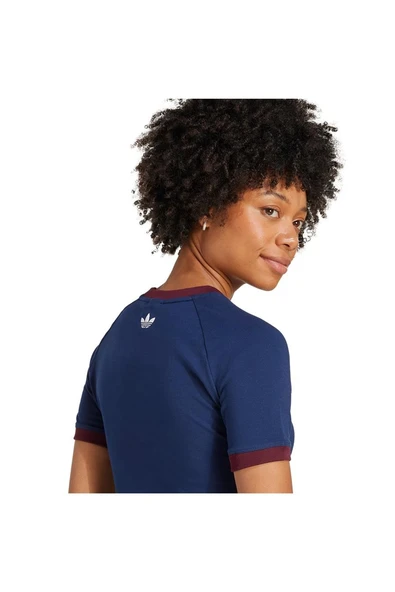 adidas Kadın Mavi T-shirt GRFX TEE JW6033 - 6