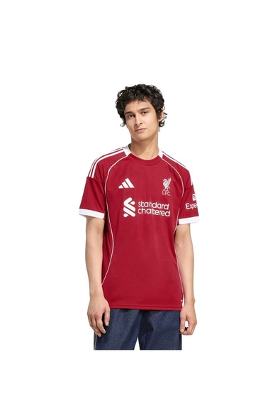 adidas Erkek  Kırmızı  Forma LFC H JSY (Liverpool) JV6423 - Resim 3