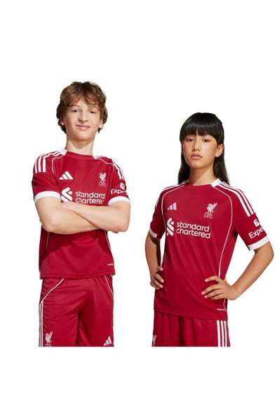 adidas Unisex Çocuk  Forma LFC H JSY Y (Liverpool) JV6436 - Resim 9