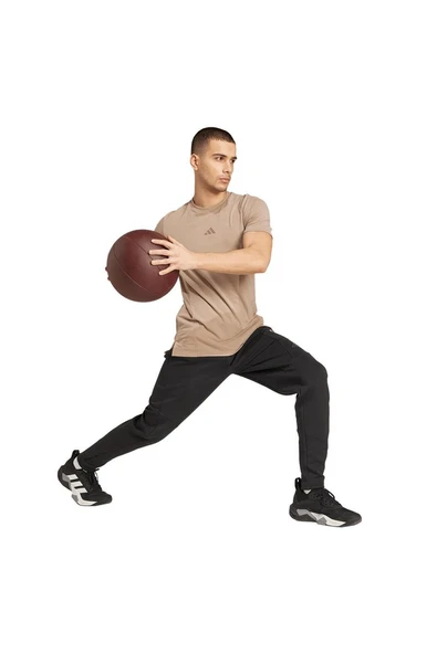 adidas Erkek  Kahverengi  T-shirt D4T TEE JX1169 - Resim 4