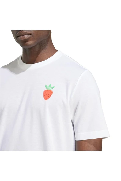 adidas Erkek  Beyaz  T-shirt M TNS ORI G T JM8961 - Resim 6