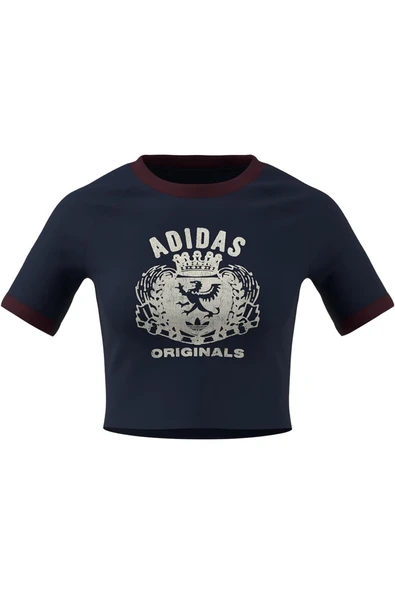 adidas Kadın  Mavi  T-shirt GRFX TEE JW6033 - 7