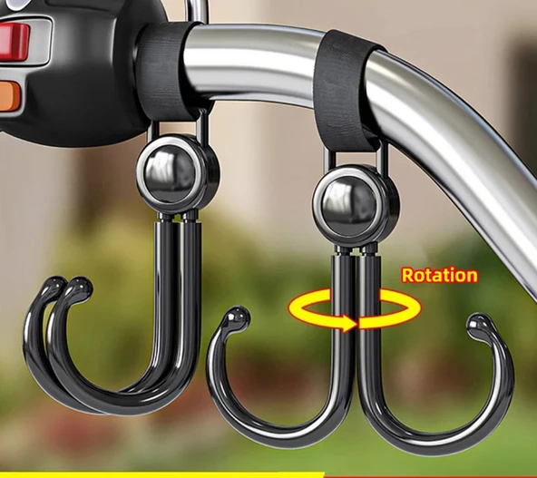 Ayarlanabilir Yük Sabitleme Halatı, Koltuk Arkası, Bagaj Halatı, Gergi Kemeri, Elektrikli araç kancası, Bisiklet ve Motosiklete Uygundur, 1 Adet, - 9