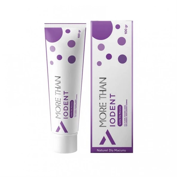 More Than Iodent İyotlu Diş Macunu 100 gr