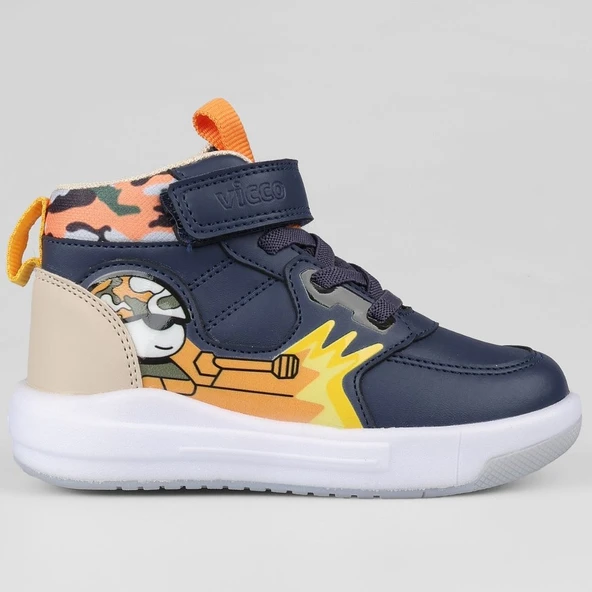 Vicco Dragus Phylon Kauçuk Taban Ortopedik Işıklı Çocuk Bot - Resim 4