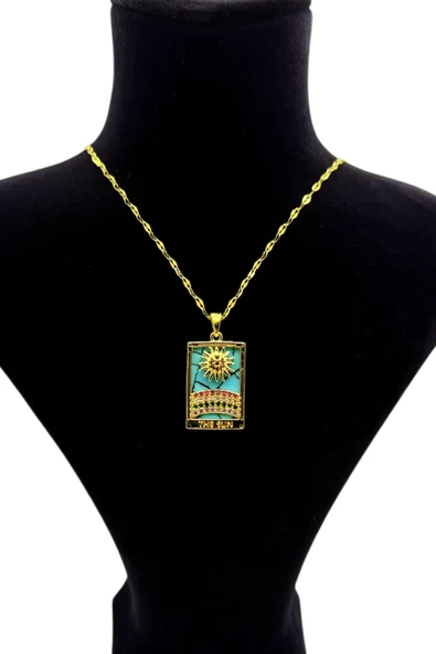 Güneşin Işıltısı Çelik Kolye - Resim 3