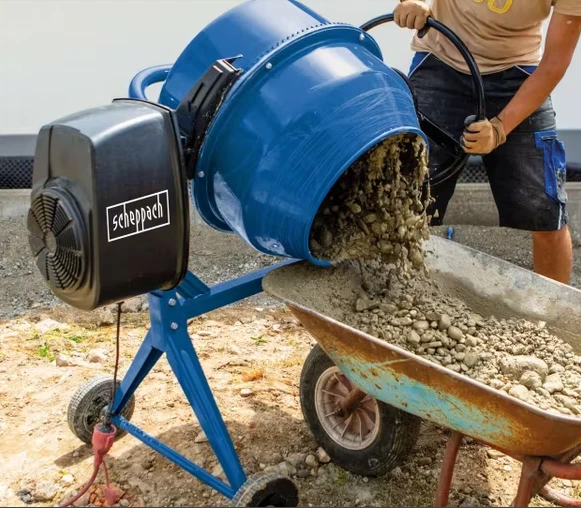Scheppach MIX140  Elektrikli Beton Mikseri - Resim 2