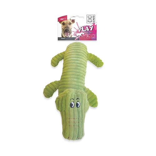 M-Pets Peluş Timsah Köpek Oyuncağı Yeşil 32x17x9 Cm ürün görseli