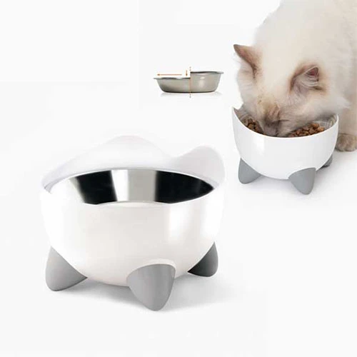Catit Pixi Hazneli Çelik Kedi ve Köpek Mama Kabı ürün görseli