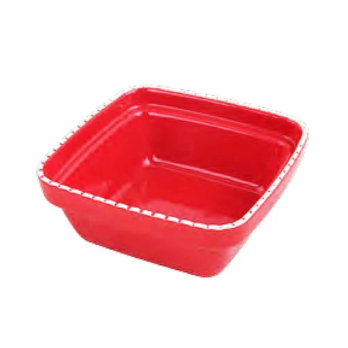 Pawise Kare Seramik Köpek Mama Kabı Kırmızı 1250 Ml ürün görseli