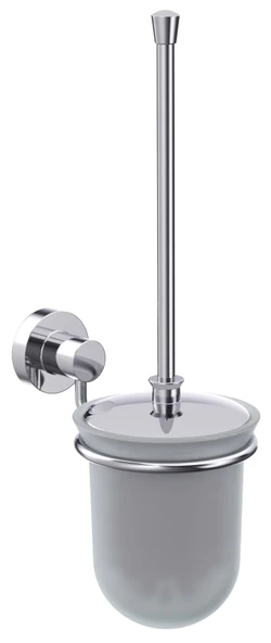 Line Bathroom MASTER TUVALET FIRÇALIK 128135 BUZLU CAM KROM