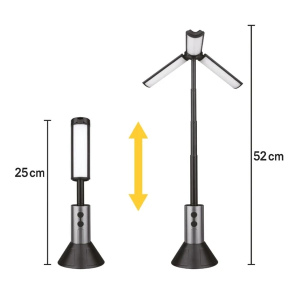 Kamp Lambası - Panther - USB Şarjlı - PT- Berry - 2