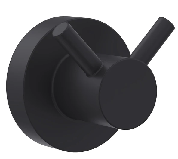 Line Bathroom MASTER BORNOZ ASKILIK 128604 İKİLİ MAT SİYAH MAT SİYAH