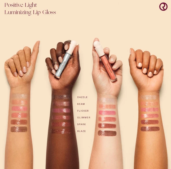 Rare Beauty Positive Light Luminizing Lip Gloss - Aydınlatıcı Dudak Parlatıcısı 3.3 ml - Spark - 3