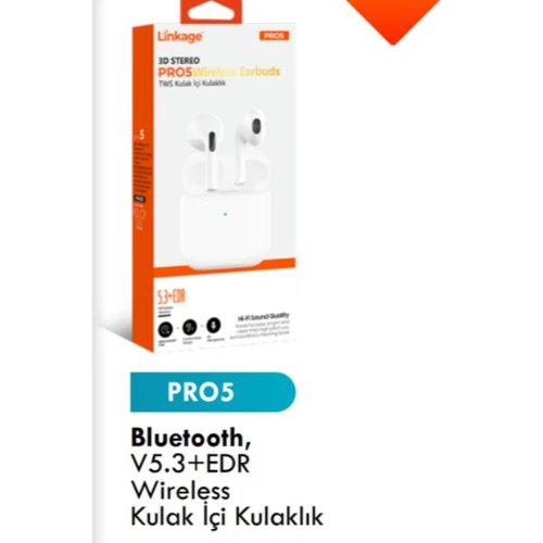 Pro 5 Bluetooth 5.3 Versiyon Edr Wireless Kulak Içi Kulaklık - Resim 2