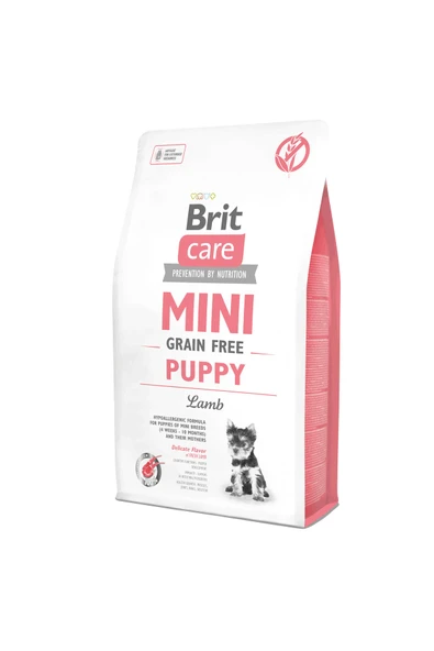 Brit Care Tahılsız Kuzu Etli Mini Irk Yavru Köpek Maması 2 Kg - 1