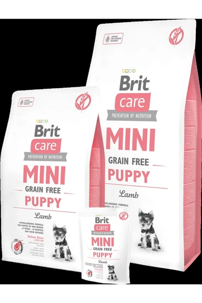 Brit Care Tahılsız Kuzu Etli Mini Irk Yavru Köpek Maması 2 Kg - 1