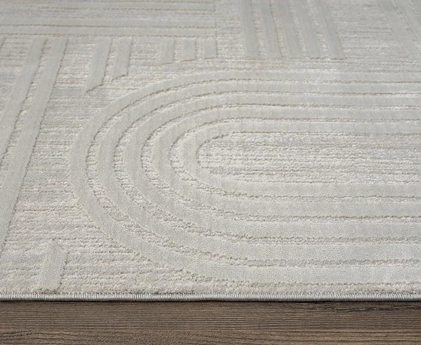 Saten Halı Kesme Oda Halısı 116x400 Tablo TL007A Gri - 2