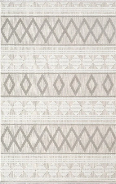 Saten Halı Kesme Oda Halısı 156x300 Tablo TL004A Krem - 1