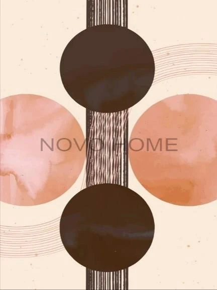 Novo Home Özel Ölçü Halı Berlin Koleksiyonu NVH1648 Kahverengi Koyu Kahve 80 x 300 cm