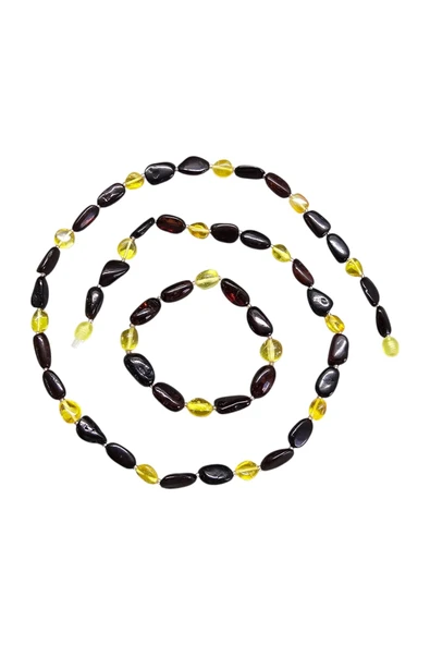 Damla Kehribar Kolye - Bileklik Set Lt1347 - 7