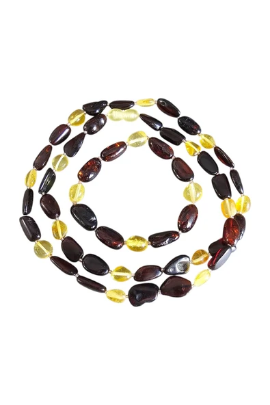 Damla Kehribar Kolye - Bileklik Set Lt1347 - 3