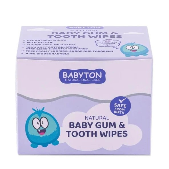 Babyton Bebekler İçin Diş ve Damak Temizleme Mendili