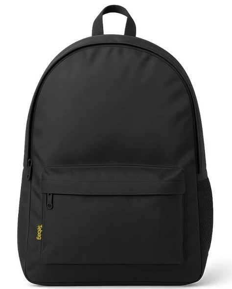 Tebag İki Gözlü Sırt Çantası Siyah ürün görseli