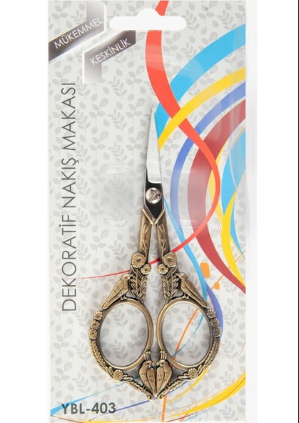 Nakış Makası Dekoratif Eskitme Kuş YBL-403 Model 24 ürün görseli