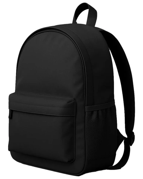 Tebag İki Gözlü Sırt Çantası Siyah - Resim 2