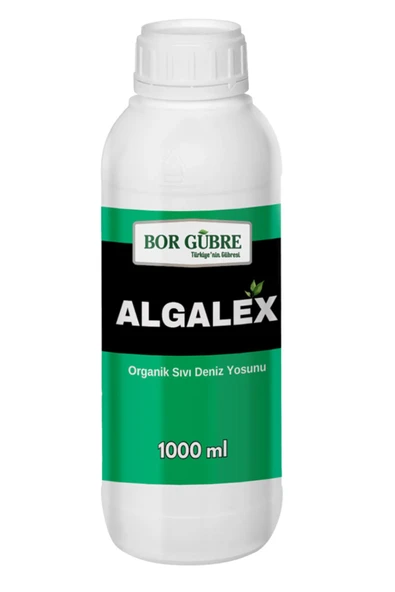 GÜBRE Sıvı Deniz Yosunu İçeren Organik Sıvı Gübre-Algalex-1000ML(Fabrikadan Halka Üretim Zinciri) - 2